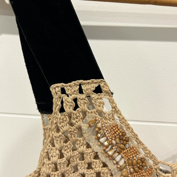 Prada Crochet and Embroidered Dress - Size 42 (US 10/12) - Gently Used - Picture 9 of 10